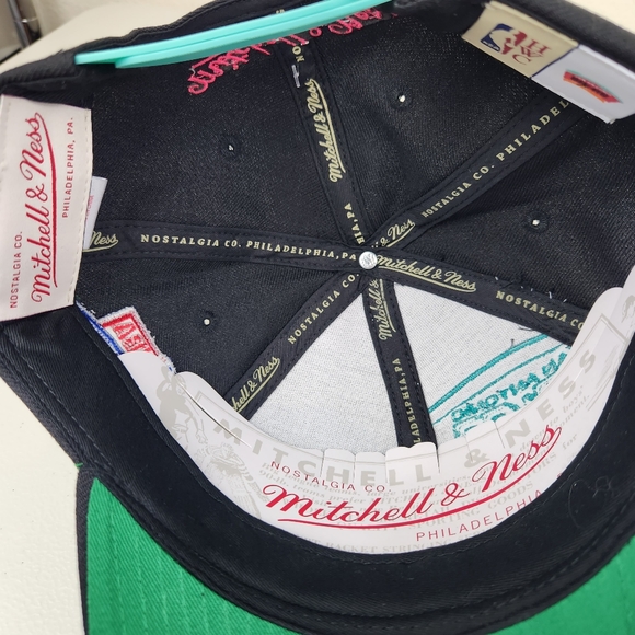 San Antonio Spurs NBA Draft 1996 Shadow Mitchell & Ness Hat Snapback Cap - Picture 6 of 9
